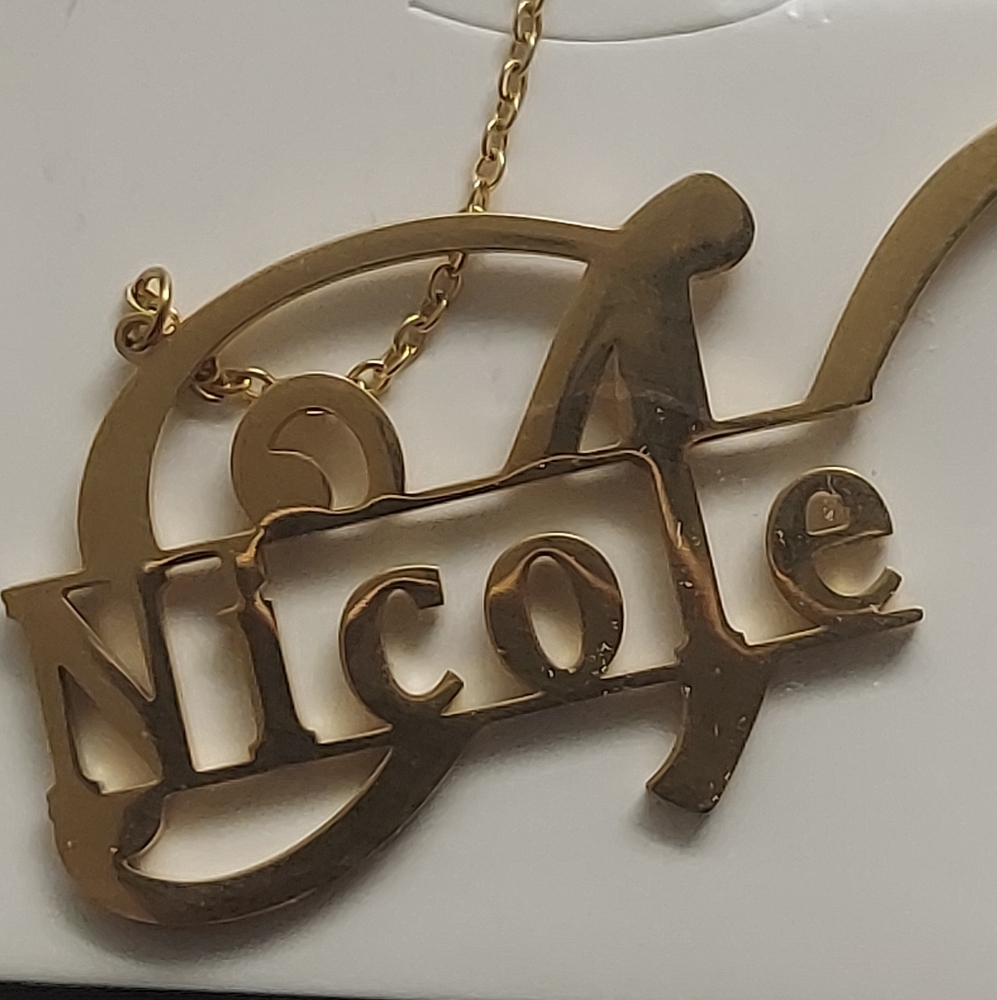 Nicole Nameplate